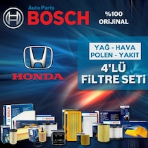 Honda Accrod 2.0 Bosch  Filtre Bakım Seti 2003-2008 K20 (495329376)