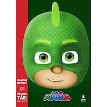 Maskeni Tak - Pjmasks Kertenkele - Çocuk Boyama Kitabı- Doğan Çocuk