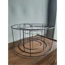 Abajur Ve Lambader Teli Çemberi 40 Cm Çap-30 Cm Çap Ve 20 Cm Çap 3 Adet Ham