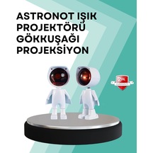 Mey İthalat 360 Ayarlanabilir Başlıklı Astronot Gece Lambası Çok Renkli