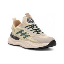 Guja 23k550 Hakiki Deri Erkek Sneaker Bej