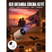 Sevgiliye Özel  Ayaklı Sinema Projektörü Projeksiyon Yeni Nesil