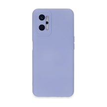 Realme 9i 4g Kılıf Nano İçi Kadife Silikon - Lila -