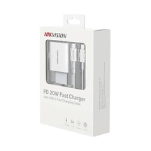 HIKVISION Type-C Şarj Aleti 20W Hızlı Şarj 3A 1 Metre Usb Kablo
