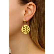 Yeni Moda Paslanmaz Çelik Küpe Altın - 779719354 Altın