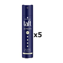 Taft Ultimate Kristal Parlaklığı Veren En Güçlü Saç Spreyi 5 x 250 ML
