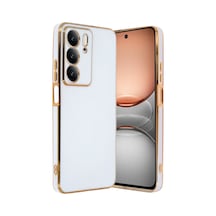 Realme C75 4g Uyumlu Kılıf Volet Silikon - Beyaz