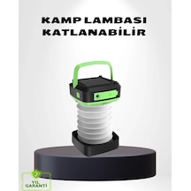 Mey İthalat Şarjlı Led Lamba Dokunmatik Sensörlü, 3 Kademeli Parlaklık Yeşil