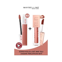 Super Stay Matte Ink Likit Mat Ruj 65 Seductress & Lifter Gloss Dudak Parlatıcısı 009 Topaz pktssrj65lftrgls9-9132 Diğer