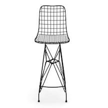 Knsz kafes tel bar sandalyesi 1 li zengin syhtalen 75 cm oturma yüksekliği ofis cafe bahçe mutfak