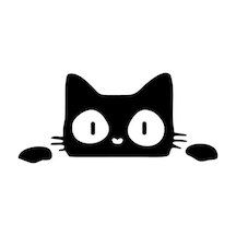 Bagajdan Bakan Kedi Sticker 30 X 12 Cm