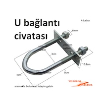 U Civata Bağlantı Elemanı M-6 U Montaj Aparatı Boru Montaj Aparat