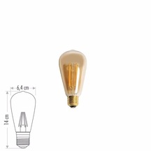 Cata Uzun Flament 8 Watt Rustik Led Ampul Ct-4290