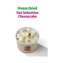 Freeze Dried San Sebastian Cheesecake Kurutulmuş Çıtır Cheesecake Küpleri, Karamelize Atıştırmalık - 100 Gr
