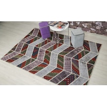 Patchwork El Dokuma Antik Anadolu Halısı Alvedo Bej