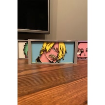 Kazanova Design Sanji Resim Kutusu Büyük Boy One Piece Anime Dekoratif Hediyelik