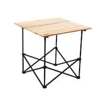 Katlanabilir Ahşap Kamp Ve Piknik Masası Xl - Akordion - 54026 - Taşıma Çantalı Çok Renkli