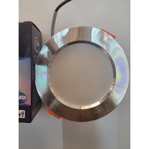 Şila 5 Watt Krom Kasa Beyaz Işık Led Spot 6500k 6 Adet