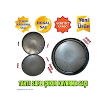 Kavurma Sacı Derin Saplı Doğal Saç Kavurma Tavası 40 CM