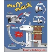 Mufmatik Muffmatik Koku Önleyici Lavabo Sifonu Çekvalfi 3 Adet