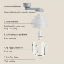 Dancemonkey Cbtx Mutfak Çok Fonksiyonlu Sarımsak Gıda Takviyesi Sebze Kesici Beyaz, Sebze Kesici Beyaz Beyaz