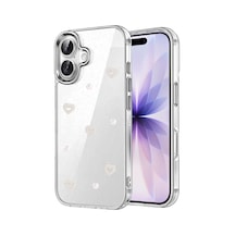 Newface Apple İphone 17 Fiyonk Desenli Kapak - Desen 10 Şeffaf