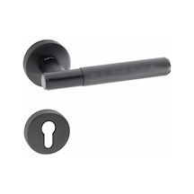 Doğanlar Tore Mat Siyah Rozetli Kapı Kolu Takım-yale Kol Pk001dgn0066 Renkli