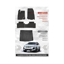 Citroen C5 Aircross Elektrikli/plug İn Hybrid 2025+ Uyumlu 4.5d Sahler Premium Havuzlu Paspas Ve Liner Marka Üst Bagaj Havuzu