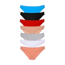 Royaleks 7 Adet Süper Eko Set Likralı Kadın Slip Külot Set 1 (537492216) Çok Renkli