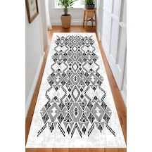 Eliana Home Dijital Baskı Yıkanabilir Kaymaz Taban Salon Halısı Ve Yolluk Rv131-fnl436 Siyah