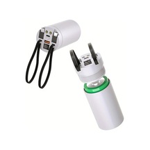 Xuweiwei 4680 X1 Pd Beyaz Dairesel 4680 Batarya Kutusu Dahili Tel Pd Hizli Sarj Mobil Guc Bankasi Kiti