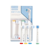 Extra Soft Sensitive Eb17-xs Oral-b Diş Fırçasına Uyumlu 8 Adet Yedek Başlık Tek Ebat