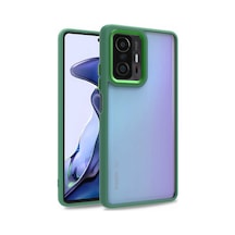 Zore Mi 11t Pro 5g Kılıf Nvth Flora Kapak - Yeşil
