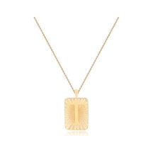 Diamond Line-Gülaylar - Sarı Altın 14 Ayar Harf Kolye N11.25175