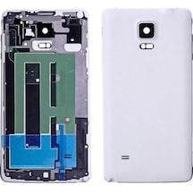 Samsung Uyumlu Galaxy Note 4 N910 Kasa Kapak - Beyaz
