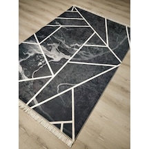 Yamalıhome Style5 Siyah Beyaz Halı 140X200 Cm