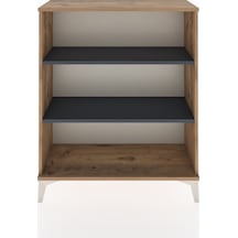 Arges Şifonyer 2 Raflı 88x30x106 Çam-antrasit Atlas Çam