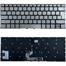 Lenovo Yoga 81q9007gtx Notebook Klavye Gümüş Tr Işıklı