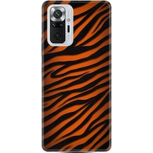 Xiaomi Redmi Note 10 Kılıf Desenli Leopar Yeni 1676 Siyah