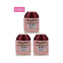 3 Adet Altınbaşak Oya Ve Dantel İpi 20 Gr - Royaleks - No: 027