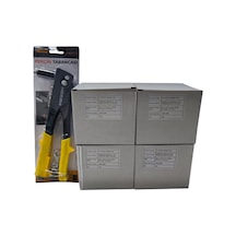 Örümcek Papatya Perçin 4,8x20mm 1000 Adet 4 Kutu 4x250 Meşem Perçin Tabancası Hediye