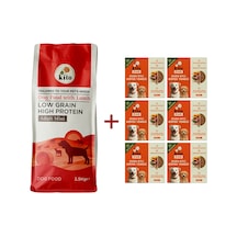 Kito Kuzu Etli Mini Irk Yetişkin Köpek Maması 2500 G + Kito Fresh Kuzu Etli Köpek Yemeği 6'lı