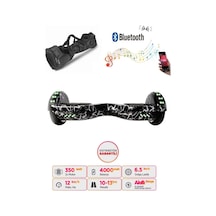 Citymate Hoverboard 6.5 inch Elektrikli Kaykay Scooter Full Ledli Bluetooth Hoparlörlü Çanta Hediye D08