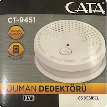 5 Adet Cata Pilli Duman Dedektörü Hassas Algılamalı