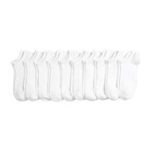 Suntek 10 Çift Ayak Bileği Çorap Erkekler/kadınlar Beyaz Beyaz