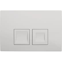Geberit Delta35 115.135.11.5 Kumanda Paneli Çift Basmalı Beyaz