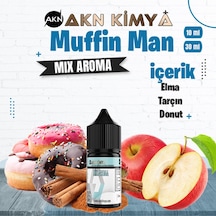 Akn Kimya One Hit Wonder Muffin Man Mix Aroma Elma Tarçın Donut Gıda Aroması 10 Ml