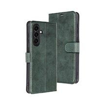 Samsung Galaxy Uyumlu A56 Kılıf Trend S Plus Kapaklı Kılıf - Yeşil Bzsxx00 1