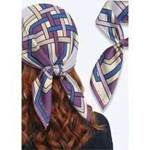 Sisley Flora Bandana/fular -2017-47 47 Mor