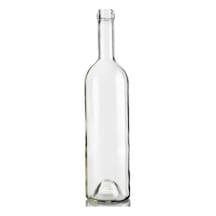 Şeffaf Cam Şişe Mantarlı 750 Ml 35 Adet